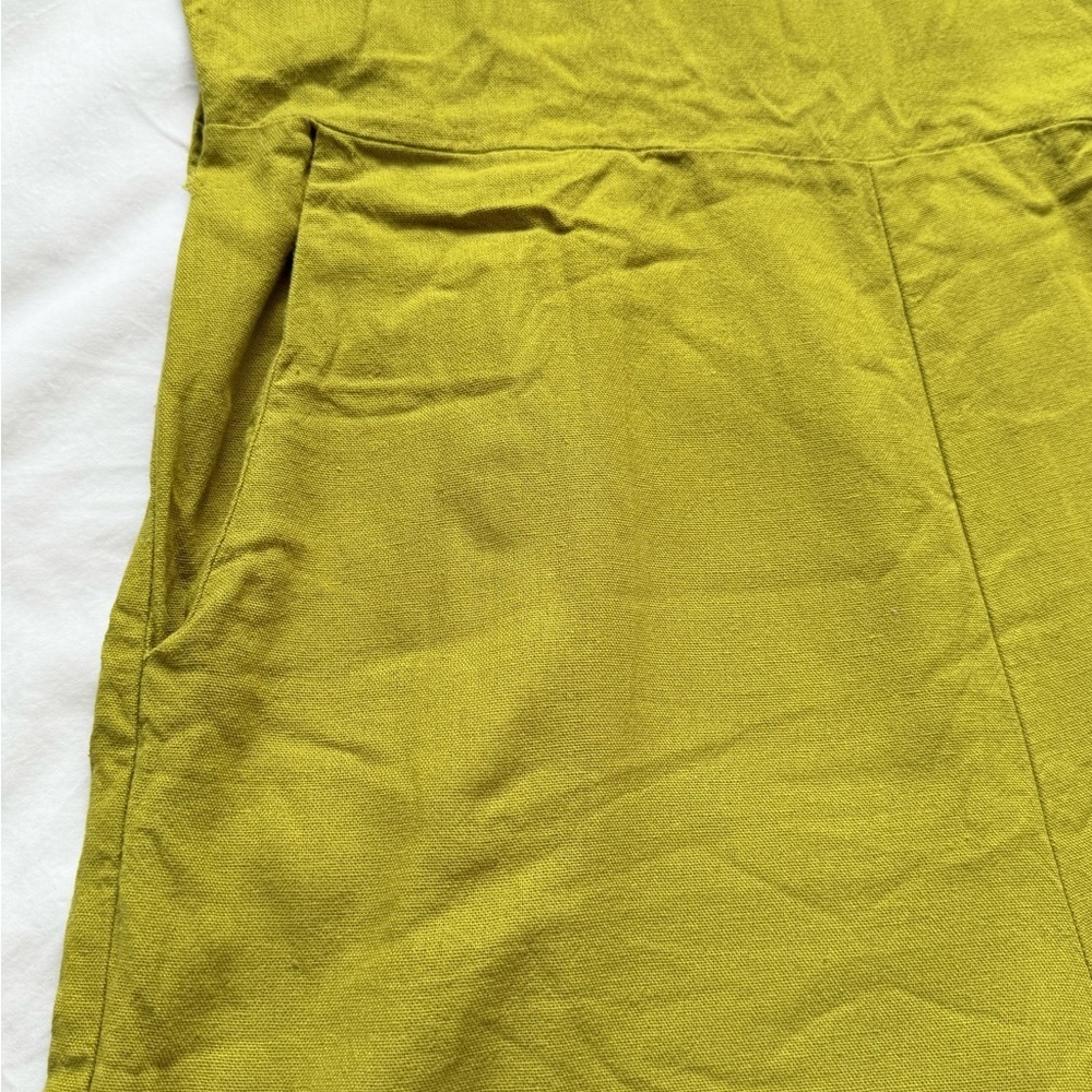 Monteau Los Angeles Women’s XL Jumpsuit Lime Green Trendy Casual Fashion Top - Picture 2 of 14